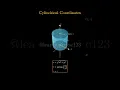 Visualize cylindrical coordinates
