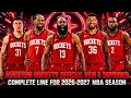 HOUSTON NEW LOADED COMPLETE LINE UP FOR 2026-2027 NBA SEASON ROCKETS UPDATES