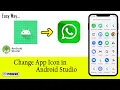 How to Change Android App Icon in Android Studio 2023 Mouse Studio