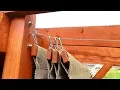 DIY Simple Retractable Canopy for Your Pergola