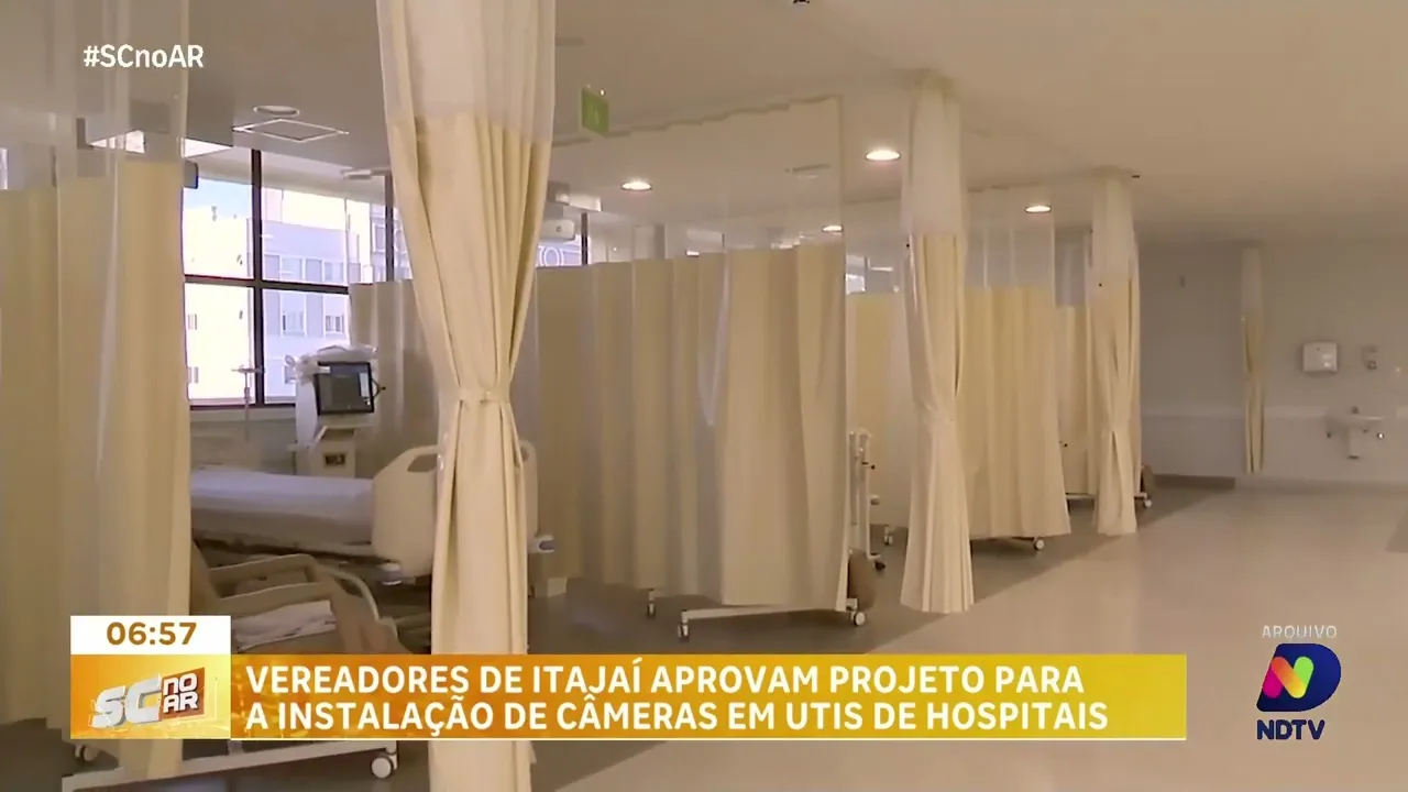 Vereadores de Itajaí aprovam lei para instalação de câmeras nas UTIs