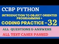 Coding Practice - 32 OOPs Python CCBP 4 0