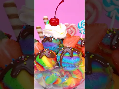 🌈🍫 Rainbow Cake Magic | Chocolate Drip, Cream & Colorful Sweet Treats 🍰#satisfyingvideo #cake #relax