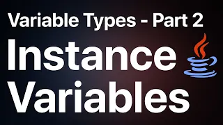 Instance Variable - JAVA Programming in Sinhala RAVB