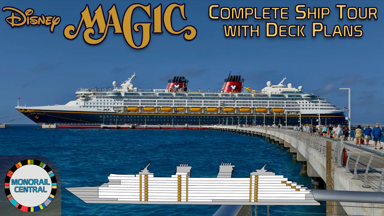 Disney Magic Full Ship Tour w/ Deck Plans | Disney Cruise…