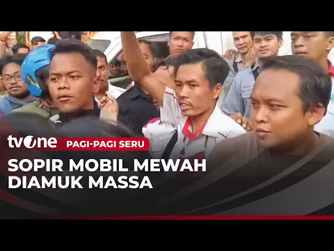 Kabur Usai Tabrakan, Sopir Alphard Dihajar Massa