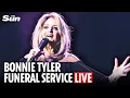 LIVE Bonnie Tyler funeral service takes place at Swansea Minster