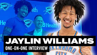 Jaylin Williams One-on-One Interview - Oklahoma City Thunder