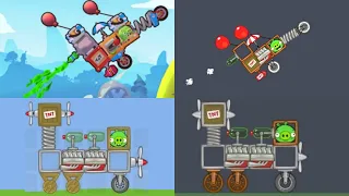Bad Piggies vs Bad Piggies 2 vs Piggy Tales