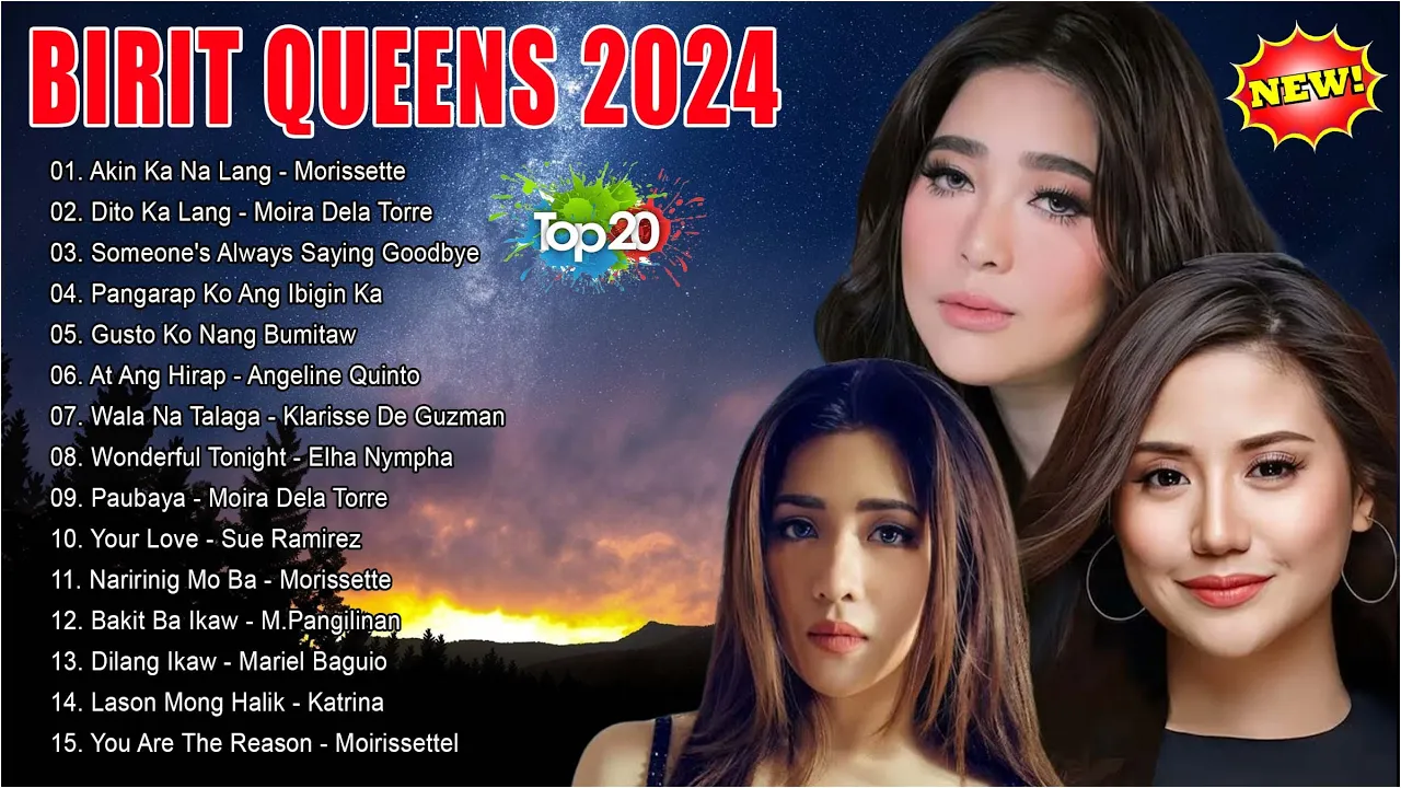 Best OPM Tagalog Love Songs 2024 - Birit Queens 2024 - Moira Dela Torre, Morissette, Angeline Quinto