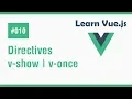 Learn Vue js In Arabic - Directives