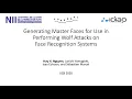 IJCB2020 Intro Generating Master Faces for Use in Performing Wolf Attacks on Face Recognition