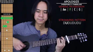 Download Apologize Guitar Cover Acoustic - OneRepublic 🎸 |Tabs + Chords| MP3