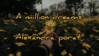 a million dreams cover by alexandra porat lirik dan terjemahan 