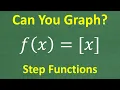 F x x Step Functions in Algebra Let s graph this special function one step at a time