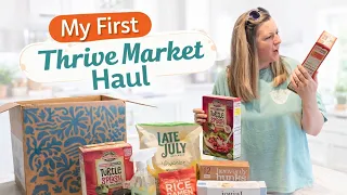 My First Thrive Market Haul Not Sponsored First Impression