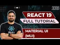 React 19 Tutorial in Hindi - Material UI MUI in ReactJS
