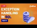 Exception Handling in SQL SQL Stored Procedures Views in SQL Intellipaat