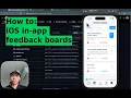 How to add in-app feedback boards and changelog to your iOS app