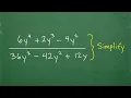 Simplify the RATIONAL Expressions - how well can you factor