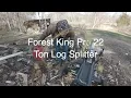 Forest King Pro 22 Ton Log Splitter