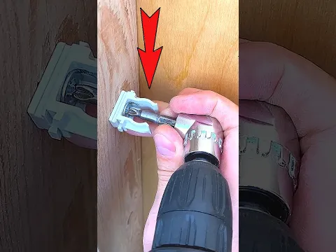 How to screw in a self-tapping screw in a hard-to-reach place  #diy #tips  #lifehacks