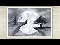 How to draw a boy in Moonlight for beginners Pencil sketch