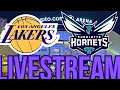 Causal watch and Reddit browsing party of lakers vs hornets