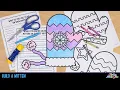 Printable Mitten Craft Project Writing Prompts for Kids