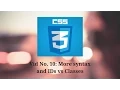 Intro to CSS Syntax and IDs vs Classes vid 10