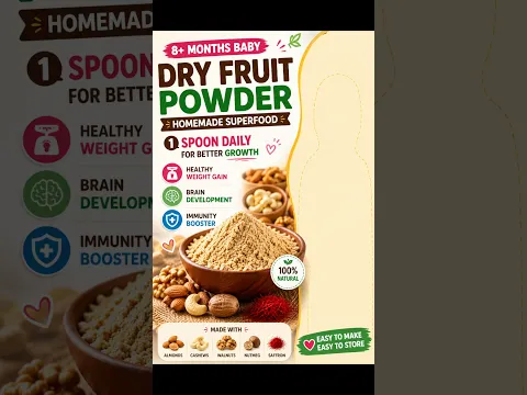 Dry Fruit Powder for Babies | Healthy Weight Gain Without Obesity