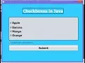 How To work with CheckBoxe In Java Netbeans User Inteface