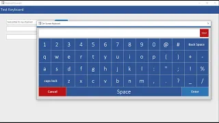 On-screen Keyboard template form in Ms Acess With Source Code