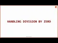Python Handling Division by Zero PythonProgramming Hindi
