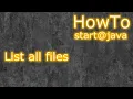 Java walk a file tree at a given starting path