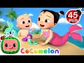 Download Lagu Mermaid at the Beach Song + Baby Shark + MORE CoComelon Nursery Rhymes \u0026 Kids Songs