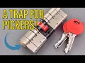 1256 ERA Fortress Euro Cylinder Picked 6 Trap Pins