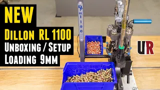NEW Dillon RL 1100 Unboxing Setup Loading 9mm