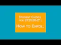 Student Choice for SY2020-21 How to Enroll