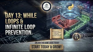 Day 13 Python While Loops Tutorial How to Prevent Infinite Loops EDULEXIS