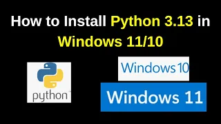 How to install Python 3 13 0 on Windows complete guide How to Install Python 3 13 on Windows