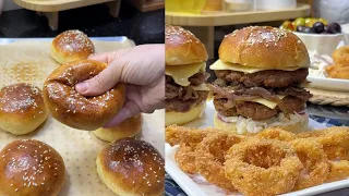 لعشاق لفاست فود😍انجح برغر🍔من الخبز لخفيف كي الريشة😋للبصل لمقرمش للصلصة😍خير من لي يتباع برا مليون مرة