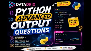 Python Output Questions Advance Python Programming Python Questions And Answers Datadrix