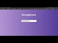 Dropdown menu ReactJS HTML CSS CodingNinjas