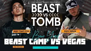 beast aka baby tight eyex vs tomb beastcamp vs vegas movement