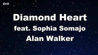 Download Diamond Heart feat. Sophia Somajo - Alan Walker Karaoke 【No Guide Melody】 Instrumental MP3