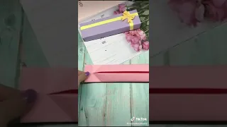 فيديو رائع عن كيفية عمل صندوق من الورق 