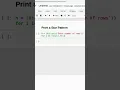 How to print a star pattern in python