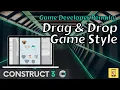 Create Drag and Drop game style on Construct 3