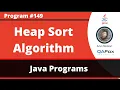 Java program implementing Heap Sort Algorithm